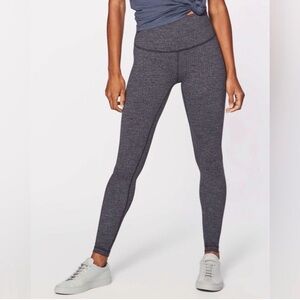 LULULEMON | Wunder Under Hi-rise 28" Inseam | 6 | Dark Grey Design